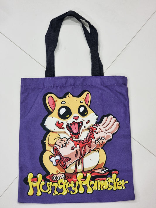 Hungry Hamster Tote Bag: Vampy Ham
