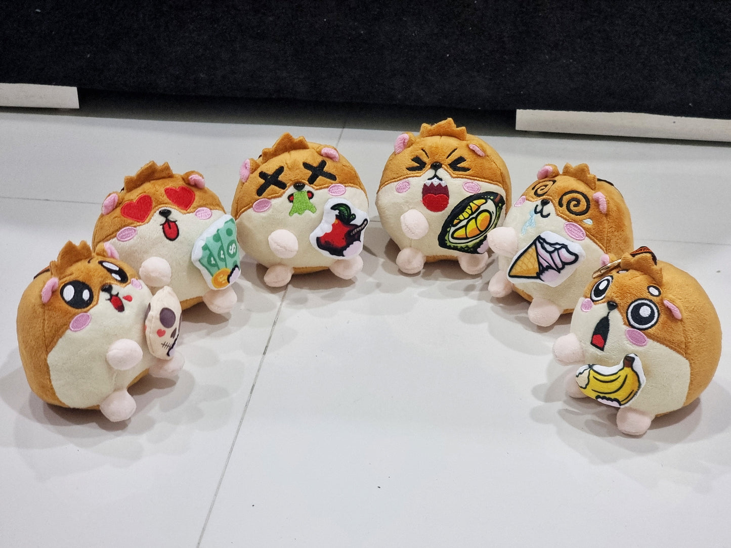 Hungry Hamster Plushie Keychain Blind Box