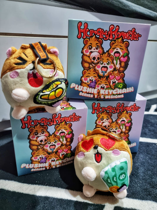 Hungry Hamster Plushie Keychain Blind Box