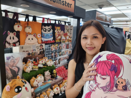 Hungry Hamster Cushion
